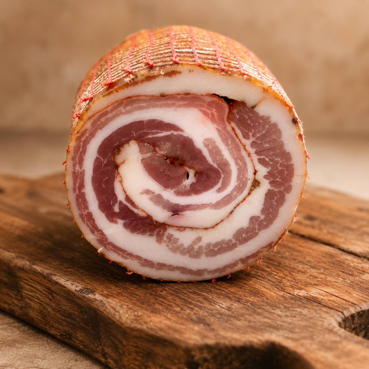 Pancetta Arrotolata Calabrese Dolce Artigianale 350g